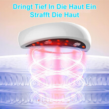 Augenpads mit Rotlicht und Mikrostrom gegen Schwellungen, Augenringe und Falten, straffen, erfrischen und revitalisieren die Augenpartie