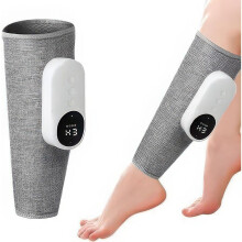 3-in-1 Fuß- und Beinmassagegerät mit Wärmefunktion, kabellosem Durchblutungstrainer, 3 Massageprogrammen, tragbar für Zuhause