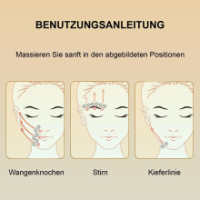 EMS-Gesichtsmassagegerät, Mikrostrom-Hautpflegegerät, Vibrations- und Wärmefunktion, straffendes und Anti-Aging-Gerät