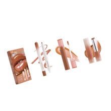 Bright Color Stay Liquid Lip Glossy Lipstick Pack met-02