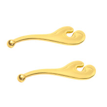 Metalen oogmassageroller Oogcrème-applicatorsticks voor-Goud