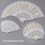 Witte kanten vouwventilator Bruiloft decoratieve-3942 7