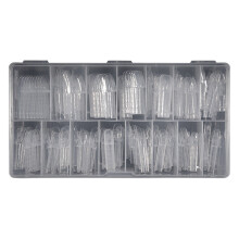 Transparante ABS-nagelverlengingsformulieren 150 stuks valse