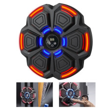 Muziekboksmachine voor volwassenen, LED-verlichting, Bluetooth, inclusief bokshandschoenen, 9 snelheidsstanden en tegenaanvalmodus.