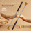Compact and Foldable Back Scratcher Stainless Steel Texture 9