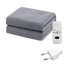(120x150cm, Gray) Electric Blanket 110-220V Thick Heater Compatible With Smart Control Home Mat