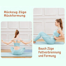 Juego de 3 bandas de resistencia con asas, bandas elásticas de fitness para entrenamiento de brazos, espalda y hombros, yoga y pilates.