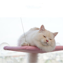 Hamaca para gatos con repisa para ventana, asiento tipo hamaca, estantes para mascotas, camas para gatos