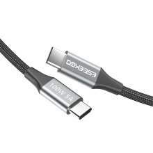 (1 m) Eseekgo 100W USB-C to USB-C E-Marker Cable — 20Gbps Data, 4K@60Hz Video &amp; Fast Charging (Black)