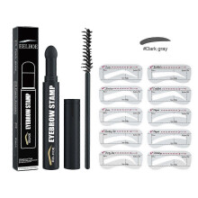 Eelhoe Eyebrow Printing Pen Quick Makeup Thrush Natural Hairline Lazy Simple Waterproof with Eyebrow Stencil Eyebrow Pencil Brush