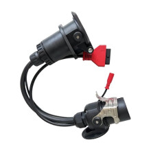 EBS ISO 7638 Trailer ABS OBD Diagnostic Adapter for / Truck OBD2 Diagnostic Cable Scanner