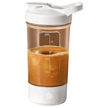 450 ml:n Tritan-sähkösekoitin proteiinipirtelöille, 7000 rpm, paakkuuntumattomat juomat, BPA-vapaa, itsepuhdistuva, ihanteellinen kuntosalil