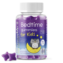 Kids Bedtime Gummies | Magnesium, L-Theanine & Vitamin B6 | Sugar-Free Children's Evening Routine Supplement | Natural Berry Flavo