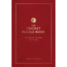 Cricket Puzzle Book by Monty Johnson Hardcover Book