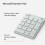 Microsoft Microsoft Number Pad Wireless Bluetooth Standalone for Numeric Input - White 4