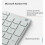 Microsoft Microsoft Number Pad Wireless Bluetooth Standalone for Numeric Input - White 5