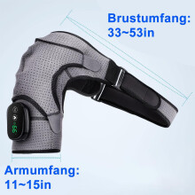 Wireless Heated Shoulder Support Pad with 3 Heat Settings, USB Rechargeable, Relaxing Shoulder Relief for Travel and Dai