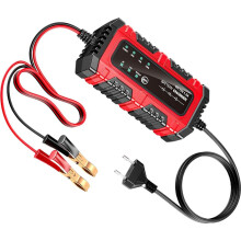 Battery Maintainer, 1.5A 6V/12V Automatic Trickle Charger for Car, Truck, Motorcycle and Boat Batteries