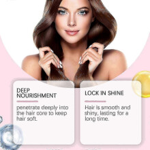 New model Hoegoa Smooth and Shiny Hair Mask Hair Quality Care Hair Rich, Dry, Fury, Nourishing and Smooth Hair Mask
