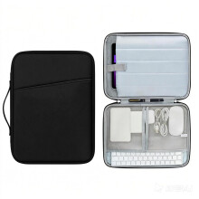 11 Inch Tablet Sleeve with Handle, Water-Resistant and Shockproof Case with Accessory Pocket and Pen Holder