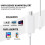 HDMI Cable for Lightning to HDTV, HD Adapter Cable, AV Conversion Cable, 2 m, Black 2
