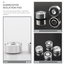 8X Speaker Absorber Shock Feet Pad for Amplifier Feet for Subwoofer Speaker Pad Subwoofer Pad Turntable Base Pad HiFi