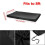 4pcs 8Ft Billiard Pool Table Cover with Drawstring Durable Waterproof Table Cover for Rectangle Table, Black 9