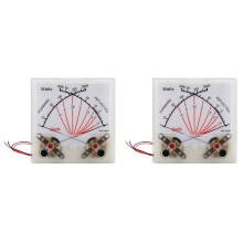 2X Power Meter Transmitter VU Meter Radio Station with Backlight PMMA Cover SWR Black Forward 300W Reflected 60W