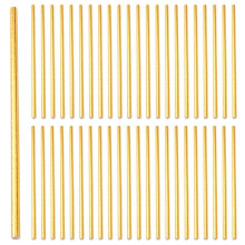 Gold Foil Paper Straws, Biodegradable Disposable Party Drinking Straws, Pack of 400 Holiday Celebrations