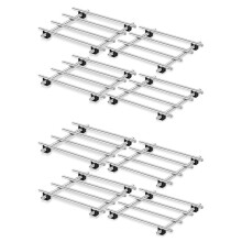 8Pcs Stainless Steel Trivet for Pots and Pans Pot Trivets Cooling Racks for Hot Pads Cooking and Baking Pans Holder