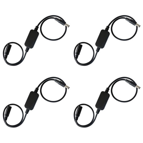 4X 24 Hour Auto Reboot Router Routing Timer Reset Tool  Power Timing Fiber Modem Router  Power Manager Black