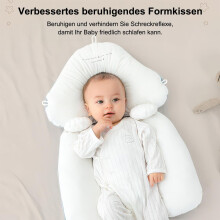 Cuscino per la cura del bambino, comodo cuscino per favorire il sonno e il posizionamento, supporto per la forma della testa, traspirante, s