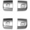 Car Master Window Control Switch Repair Button Caps compatible with C-Class W205 Chassis GLC Full Series W253 2 1
