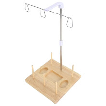 3 Spools Holder for Domestic (Home-Based) Embroidery and Sewing Machines Thread Stand, Spool Holder Smoother Feed