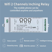 2X 2CH WiFi DIY Timer EWeLink 7-32V 2.4G WiFi+RF433+BT Home Automation Module för Alexa Home IFTT