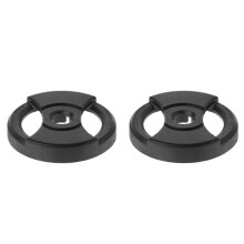 2pcs 7 Inch Vinyl Record Dome 45 Speed Adapter Conversion Base for Vinyl Record Turntable Gramophone, Round