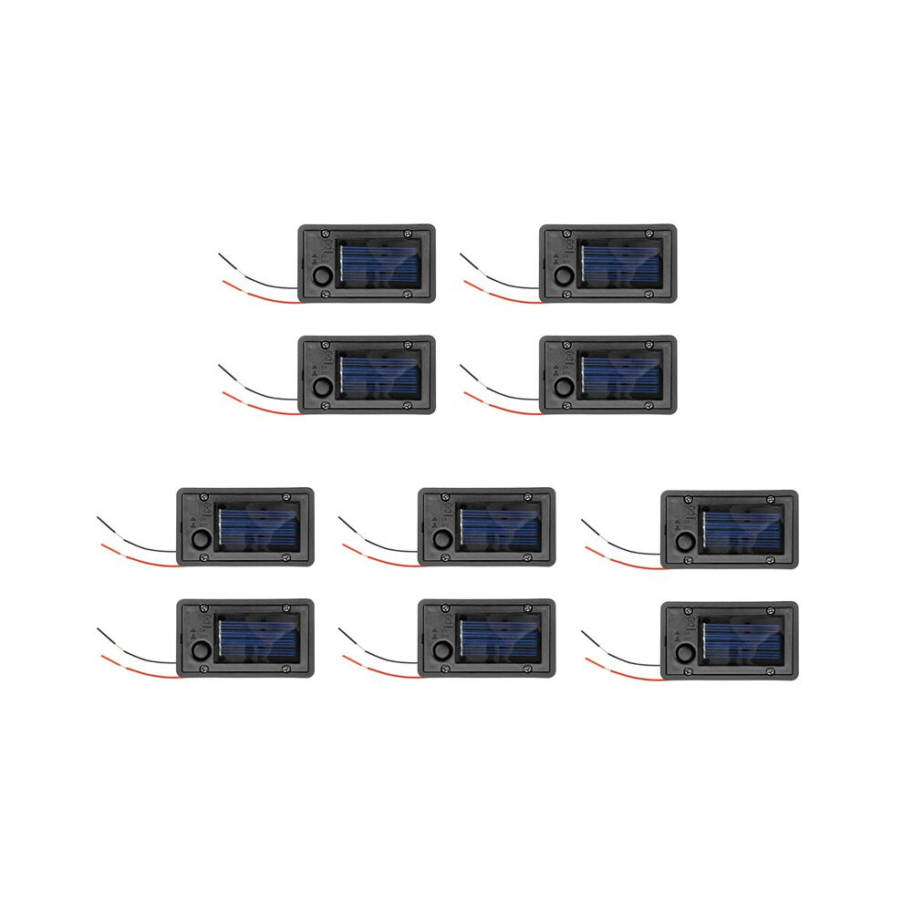 10Pcs Battery Box, Solar Lantern Light Replacement Parts Top For Outdoor Hanging Lanterns Container Home Solar Lamp 6031619232364