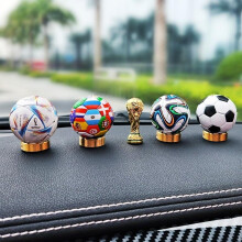 (3) 2026 World Cup Souvenir Soccer Ball Model Creative Car Dashboard Decor Ornament Collectible