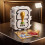 (2) World Cup Sticker Card Storage Box Creative Fan Souvenir Dustproof Desktop Organizer 4