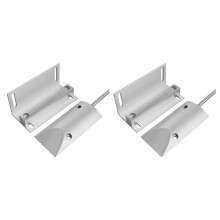 2X Magnetic Alarm Sensor Overhead Garage Door Contacts with L Bracket