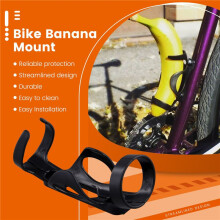 2X Bike Banana Mount Lightweights Carrier for Cyclists Bicycle Banana Holder Bike Bottle Rack Cages