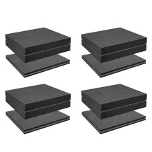 16 Szt. Wkładka Piankowa Pick Apart - Pluck Pre Square Sheet Foam z Dolnym Zastosowaniem do Pudełek na Gry Planszowe Szuflada do Przechowywania B