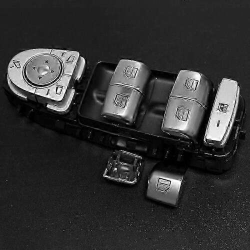 Car Master Window Control Switch Repair Button Caps compatible with C-Class W205 Chassis GLC Full Series W253 2 2