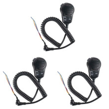 3X Marine Radio Hand Speaker PTT Mic HM-164B for  IC-M45/M59/M304/M411/M412 Maritime Radio Microphone