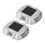 Reusable Solar Road, 4Pcs 6 LED Stud Lights Ground Garden Lawn Path Deck Dock White Warning Lights(4Pcs) 8