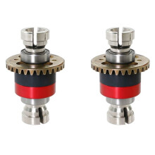 2X Metal Differential for Arrma 1/18 Granite/Grom/Typhon GROM 1/14  Mojave/GROM RC Car Upgrade Parts Accessories Red