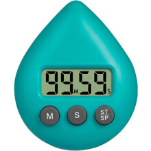 (Green, -) Temporizador digital impermeable para ducha, cocina, huevos, con ventosa, multifunción