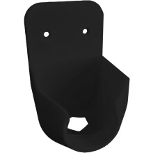 (Black, -) Support mural pour buse tuyau arrosage, porte-pulvérisateur 8.5x8x12cm, crochet extérieur pour jardin
