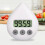 (White, -) Digitaler Wasserdichter Dusch Timer, Küchen Timer Saugnapf, Kochen Eier Klassenzimmer Studium 3