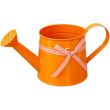 (Orange, -) Stropitoare mică din metal vintage de 1 litru, unealtă decorativă de grădină pentru plante de interior